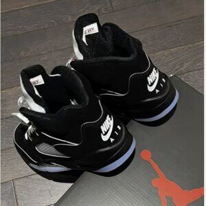 Nike Air Jordan 5 "BLACK METALLIC REIMAGINED" Basketball Men's Size Shoes